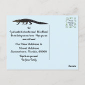 Nouvelle carte postale Alligator (Dos)