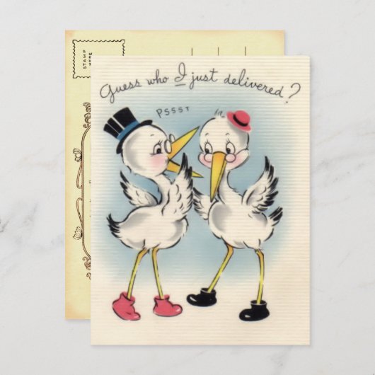 Nouvelle carte postale bébé (Devant / Derrière)