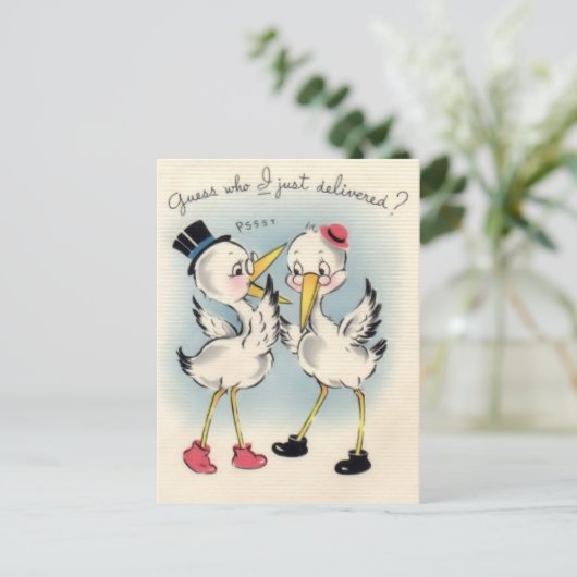 Nouvelle carte postale bébé (Debout devant)