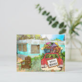 Nouvelle carte postale d'adresse (Debout devant)