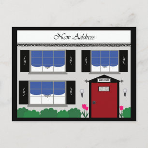 Nouvelle carte postale d'adresse