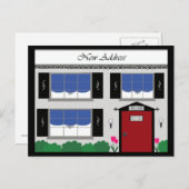 Nouvelle carte postale d'adresse (Devant / Derrière)