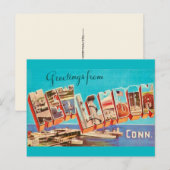 Nouvelle carte postale de Londres Conn (Devant / Derrière)