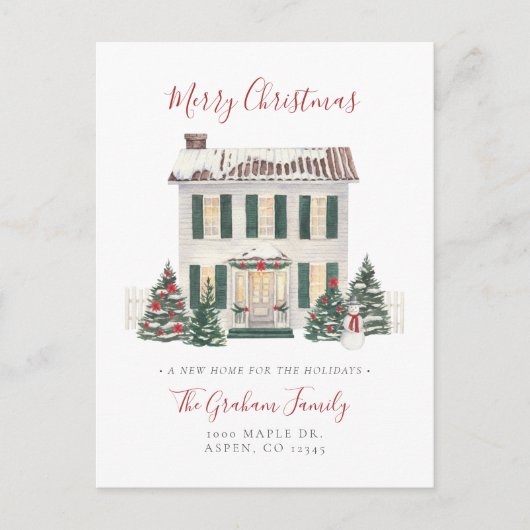 Nouvelle carte postale de Noël (Devant)