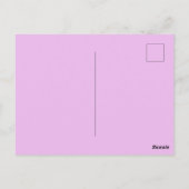Nouvelle carte postale d'invitation à une fête d'a (Dos)