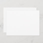 Nouvelle carte postale Faire-part de logo texte pe (Devant / Derrière)