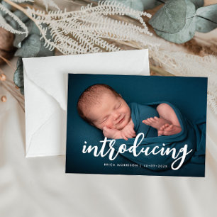 nouvelle carte postale faire-part de naissance