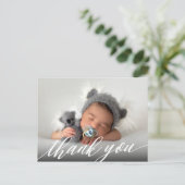 Nouvelle carte postale Faire-part de naissance béb (Debout devant)