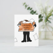 Nouvelle carte postale Faire-part Office (Debout devant)