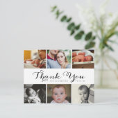 Nouvelle carte postale Merci bébé (Debout devant)