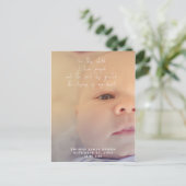 nouvelle carte postale photo bébé faire-part de na (Debout devant)