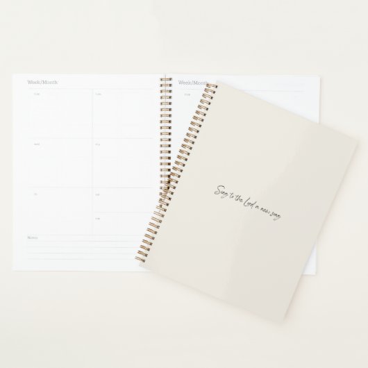 Nouvelle chanson - Planificateur (Devant avec enveloppe)