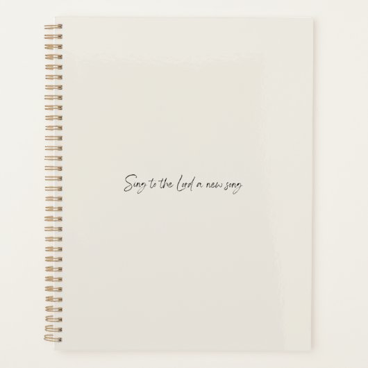 Nouvelle chanson - Planificateur (Devant)