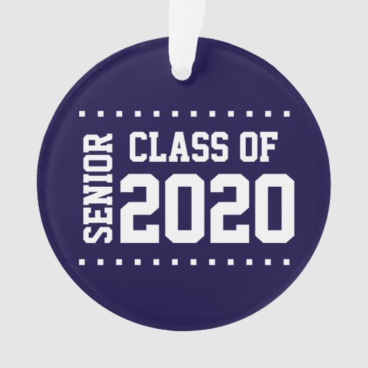 Nouvelle classe personnalisable de l'ornement 2020 (devant)