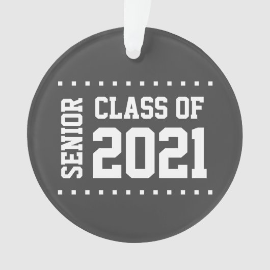 Nouvelle classe personnalisable de l'ornement 2021 (devant)