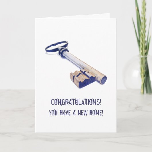 Nouvelle clé - Carte d'accueil (Devant)