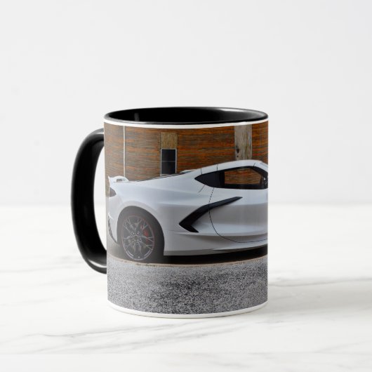 Nouvelle Corvette Dream voiture Beauté Mug Cup (Devant gauche)