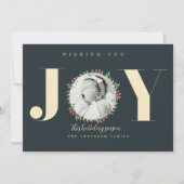 Nouvelle couronne de Noël Faire-part bébé (Devant)