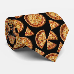 Nouvelle cravate à motif pizza au fromage Motif