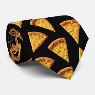 Nouvelle cravate à motif pizza au fromage Motif