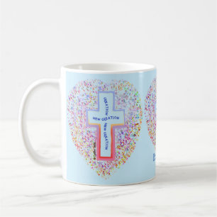 Nouvelle Création Mug Chrétien avec Croix
