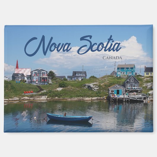 Nouvelle-Écosse Canada Aimant Souvenir (Recto)