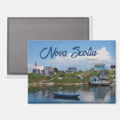 Nouvelle-Écosse Canada Aimant Souvenir (Recto/Verso)