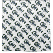 Nouvelle-Écosse Tartan bleu douche rideau homard (Devant)