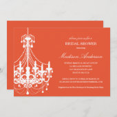 NOUVELLE ÉLÉGANCE| INVITATION À LA DOUCHE BRIDALE (Devant / Derrière)