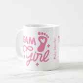 Nouvelle équipe de filles de bébé Mug (Devant gauche)