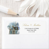 Nouvelle étiquette d'adresse de retour à domicile (En situation)