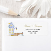 Nouvelle étiquette d'adresse de retour à domicile (En situation)