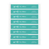 Nouvelle étiquette d'adresse de retour de clé d'ad (Feuille)