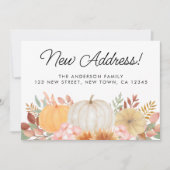 Nouvelle Faire-part de déplacement d'automne d'adr (Devant)