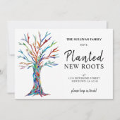 Nouvelle Faire-part de déplacement de l'arbre des  (Devant)