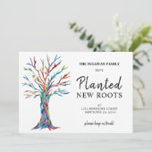 Nouvelle Faire-part de déplacement de l'arbre des  (Debout devant)