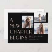 Nouvelle Faire-part de diplôme de chapitre Carte p (Devant / Derrière)