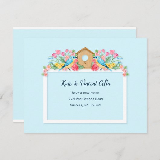 Nouvelle Faire-part Roost Moving (Devant / Derrière)