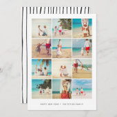 NOUVELLE grille minimaliste moderne du CARTE PHOTO (Devant / Derrière)