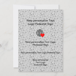 Nouvelle invitation à plat personnalisez la vôtre