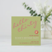 Nouvelle invitation à une fête d'anniversaire | Ca (Debout devant)