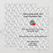 Nouvelle Invitation Appartement Personnaliser votr (Devant / Derrière)