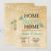 Nouvelle invitation de lumière de clé de maison su (Devant / Derrière)