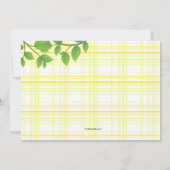 Nouvelle invitation de printemps (Dos)