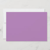 Nouvelle invitation plate avec logo et texte perso (Dos)