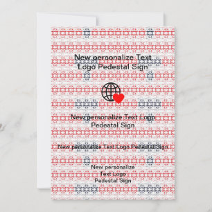 Nouvelle invitation plate personnalisez la vôtre