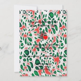 Nouvelle invitation plate personnalisez la vôtre