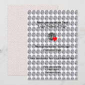 Nouvelle invitation plate personnalisez la vôtre (Devant / Derrière)