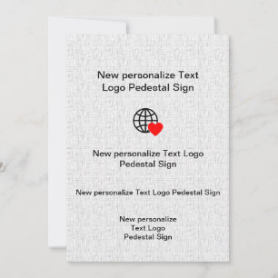 Nouvelle invitation plate Personnalisez la vôtre