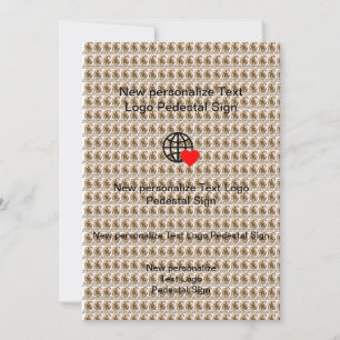 Nouvelle invitation plate personnalisez la vôtre